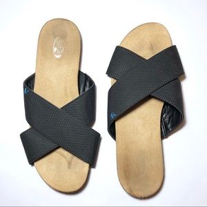 EUC Dr. Scholl’s Black diamond Rae sandal